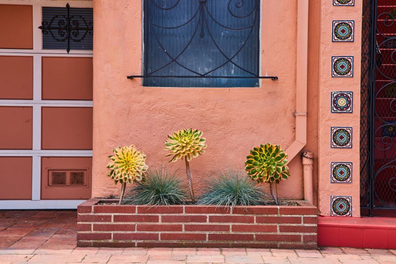 Completed Brick Planter